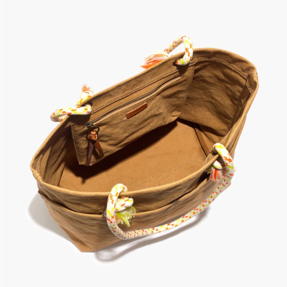 MADEWELL CANVAS Tote Bag with Braided Handles - Picture 2 of 12